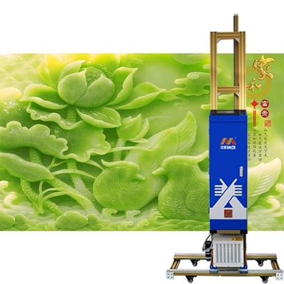 طابعة حائط Zkmc ثلاثية الأبعاد UV ، عرض لا حدود له مباشرة إلى طابعة نفث الحبر للجدار